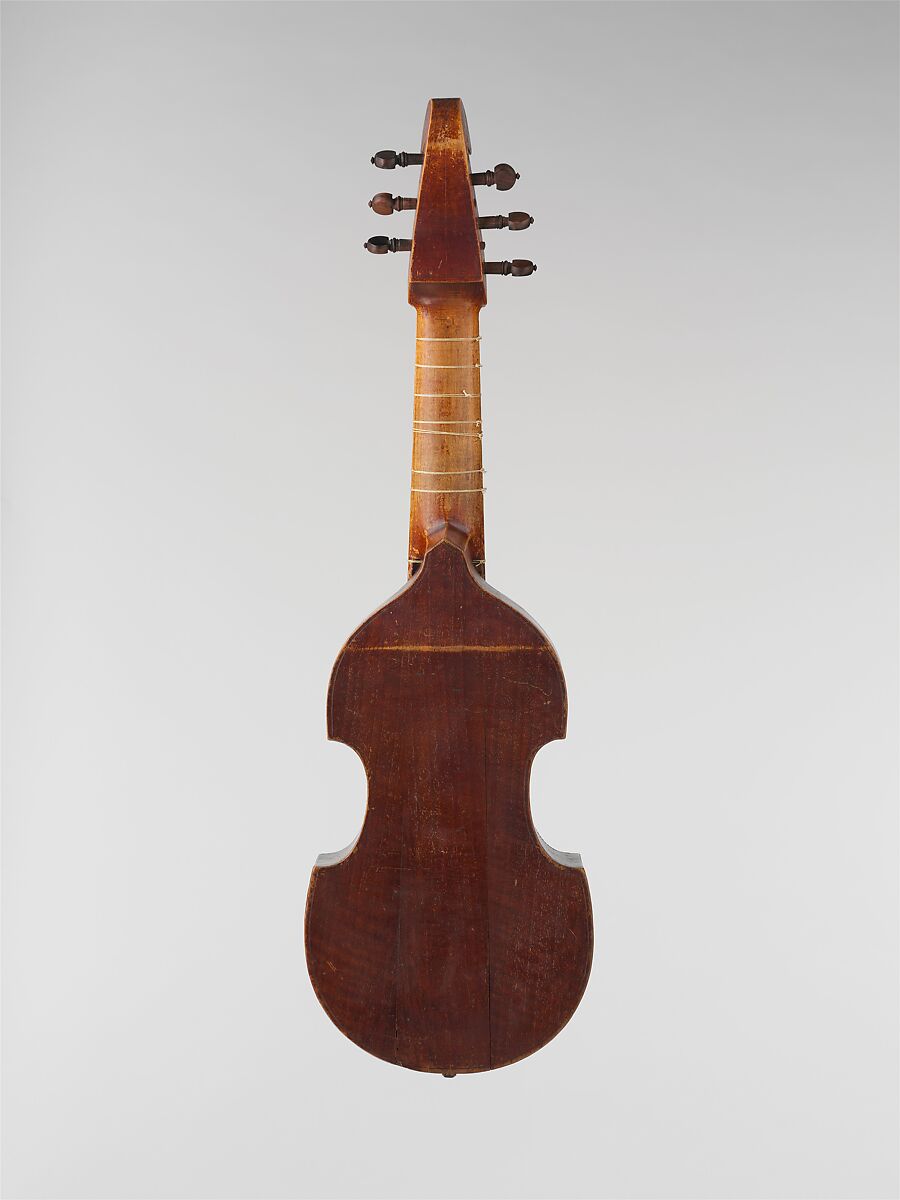 Treble Viol, Jean Ouvrard (French, Paris ca. 1720–1748 Paris), Wood, French