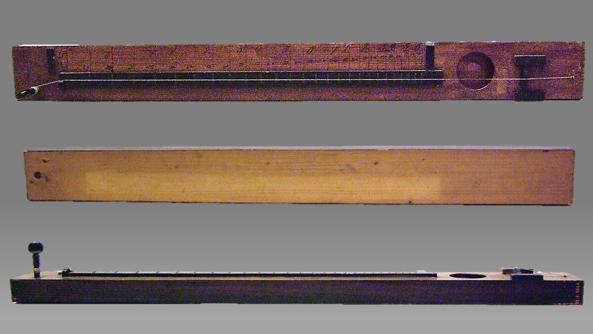 Psalmodikon, W. Harloff, Wood, metal, Norwegian (Bergen)