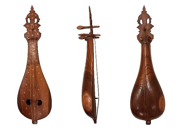 Lyraki ( small lyra), wood, inlay., Cretan