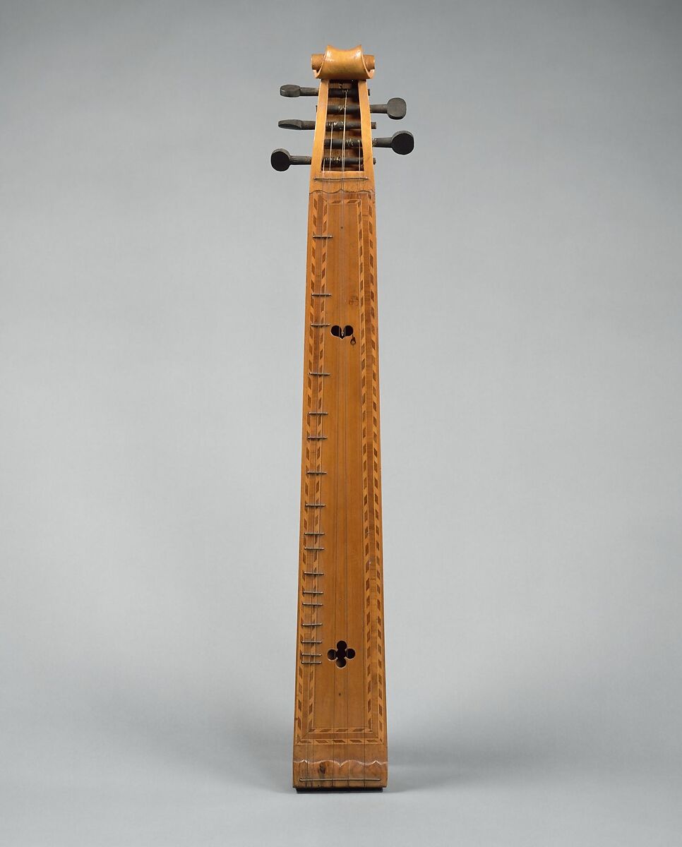 Épinette des Vosges, Amant Constant (Amé) Lambert (French, La Girmont 1843–1908 Val-d&#39;Ajol), Wood, metal, French 