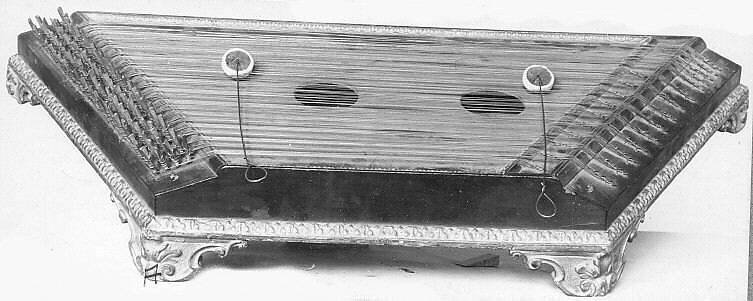 Dulcimer, Giovanni Antonio Berera (1711–1799), Wood and various materials, Italian 