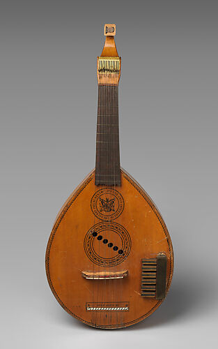 Pianoforte Guittar (Keyed cittern/English guittar)