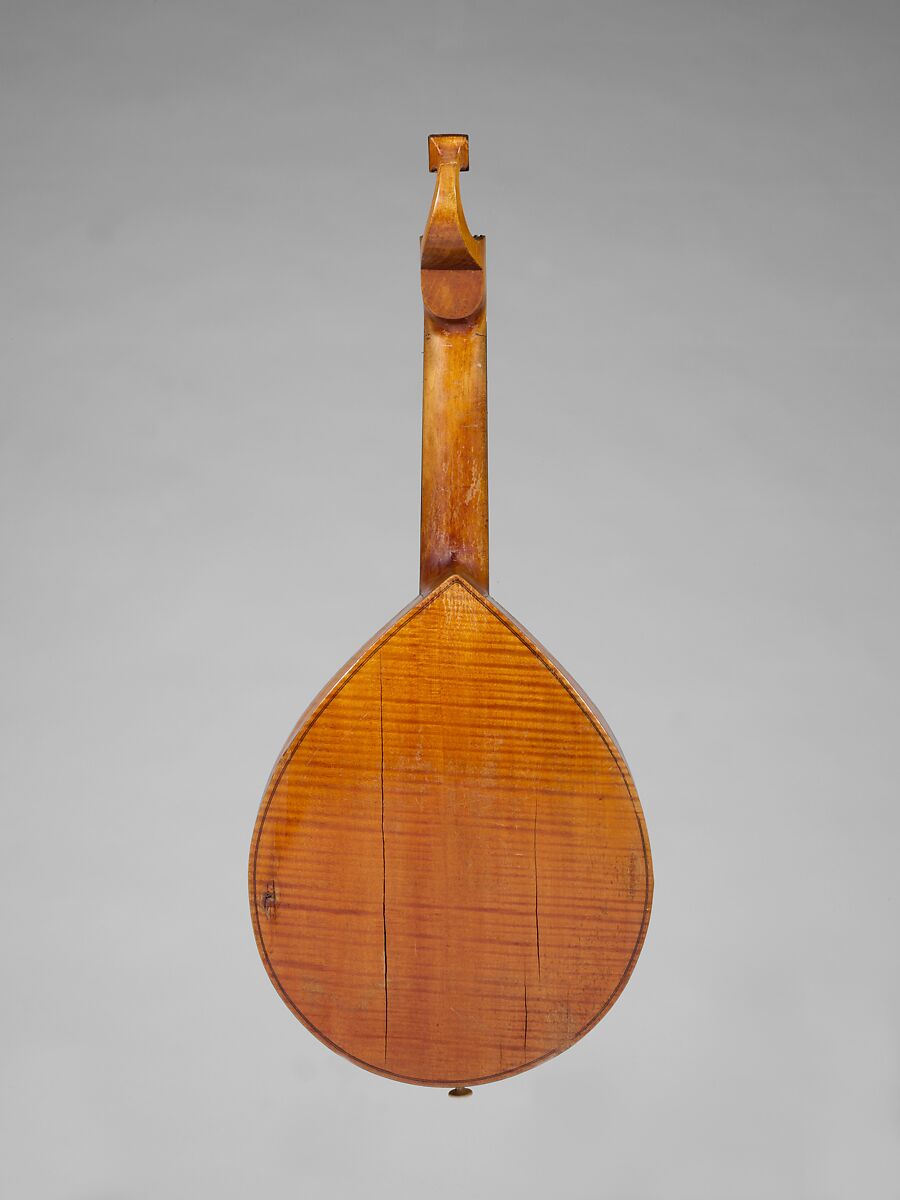English Guittar (Cittern) with "Smith's Patent Box", Wood and various materials, British