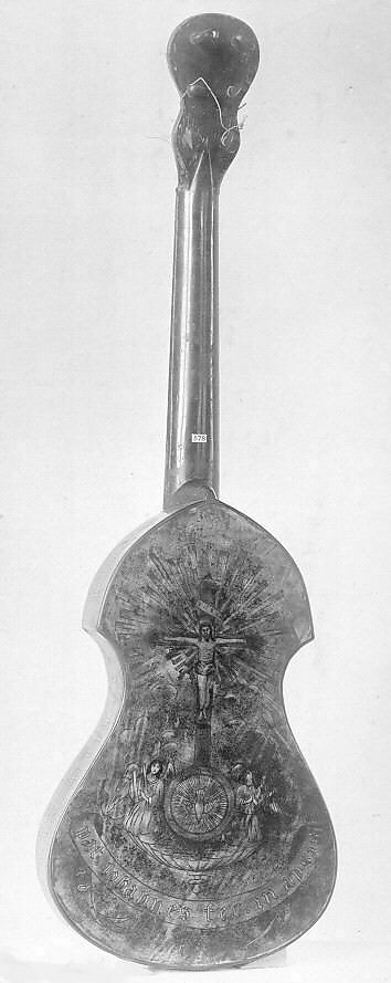 Guitar, "Father John" of Aspam, wood, ivory, Tyrol 