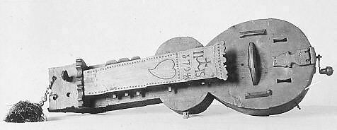 Hurdy-Gurdy, Wood, metal, German? 