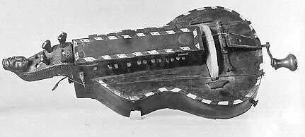 Hurdy-Gurdy, Wood, various materials., German? 