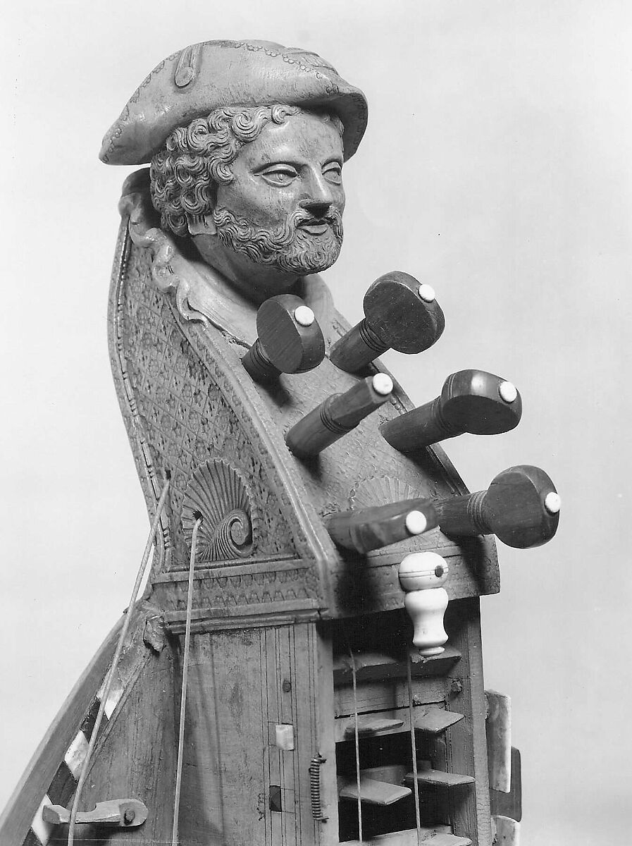 Hurdy-Gurdy, Wood, ivory, metal, French