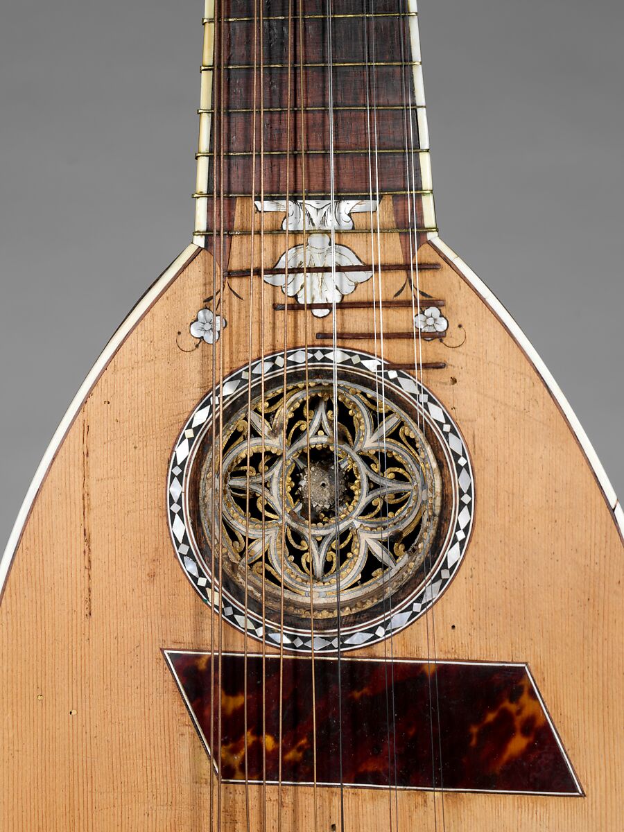 Mandolin, Christian Nonnemacker (German, active Genoa ca. 1757), Wood, various materials, Italian