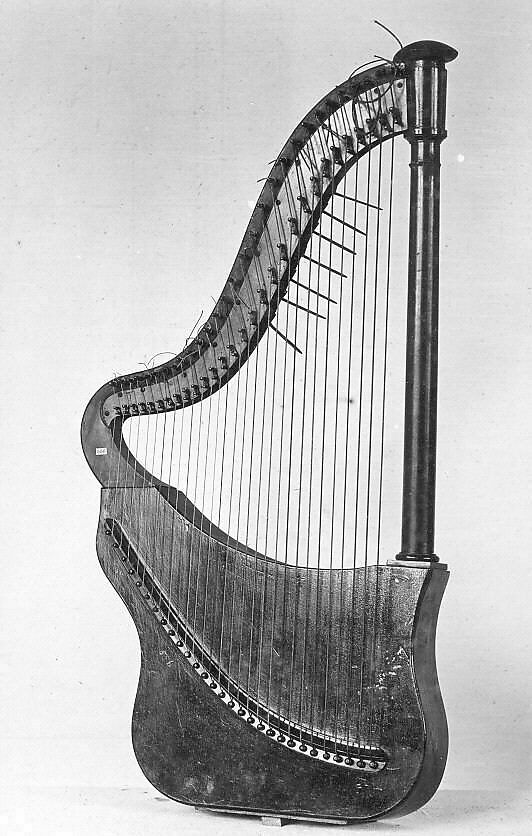 Harp Lyre, Pfeiffer &amp; Brimmeyr, Wood, various materials, French 
