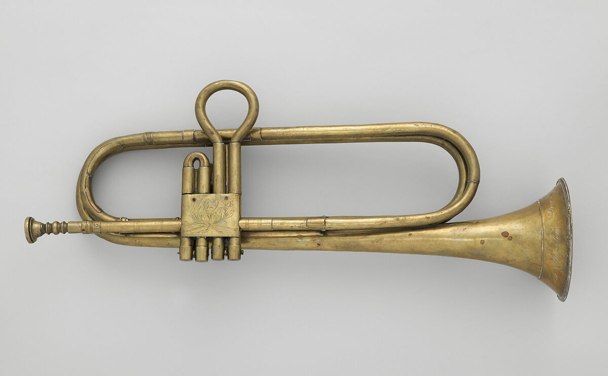 Trumpet in G, Michael Saurle (German, active München, 1799–1872), Brass, German 