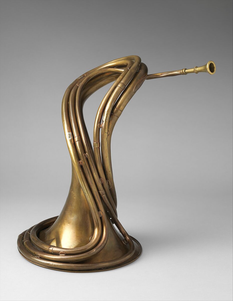 Cornet-trompe in D, Attributed to Alphonse (Antoine) Sax (Belgian, active France, Brussels 1822–1874 Paris), Brass, French 