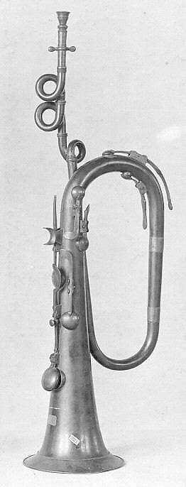 Keyed Bugle in B-flat, Joseph Greenhill (British, London active 1824–1850), Brass, copper, British 