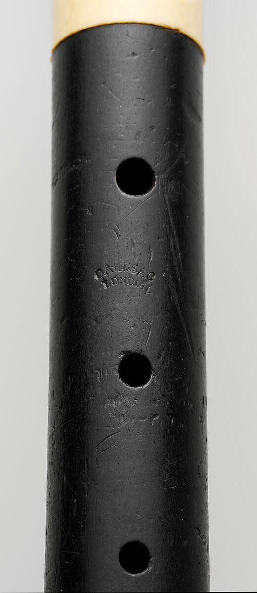 Vox Humana in F, William Maurice Cahusac (British, London active 1794–1816), Wood, brass, ivory, British