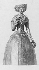 Costume Bell, metal, French