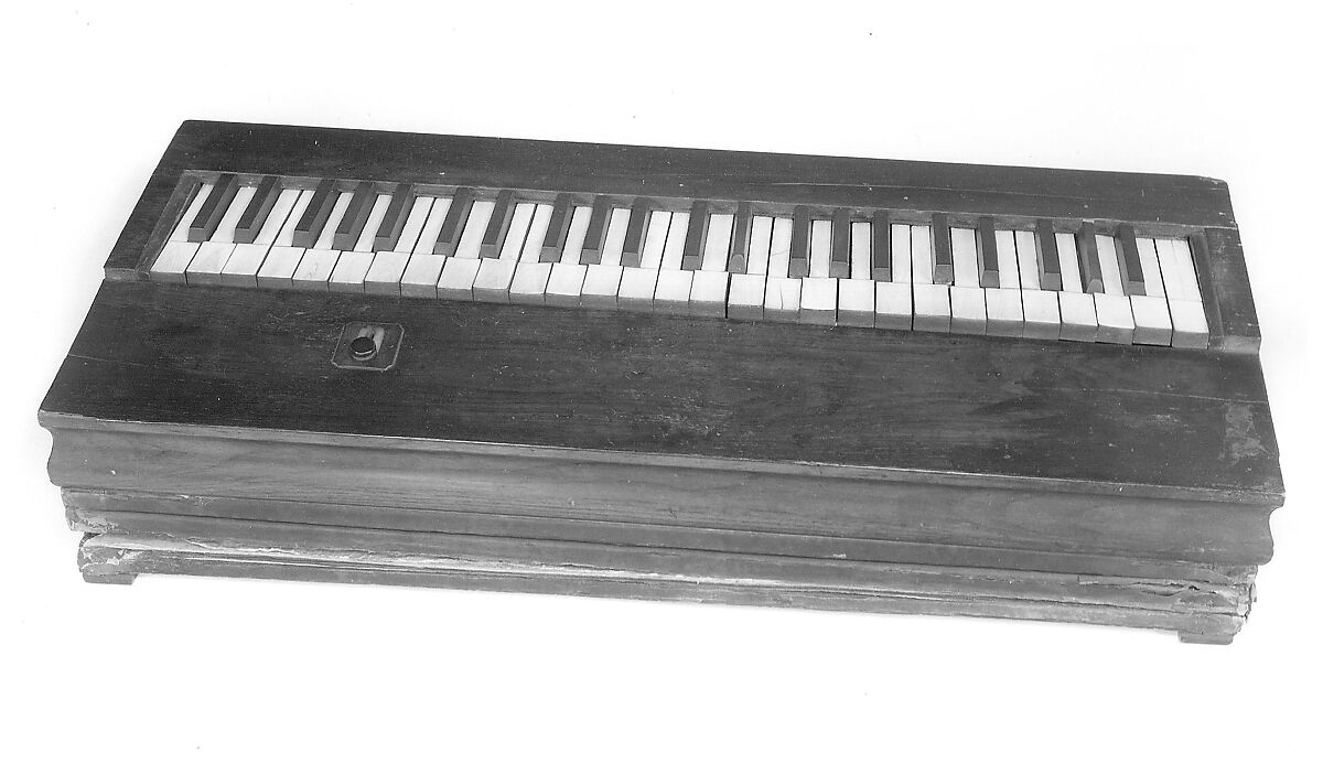 Rocking Melodeon, Wood, metal, leather, American