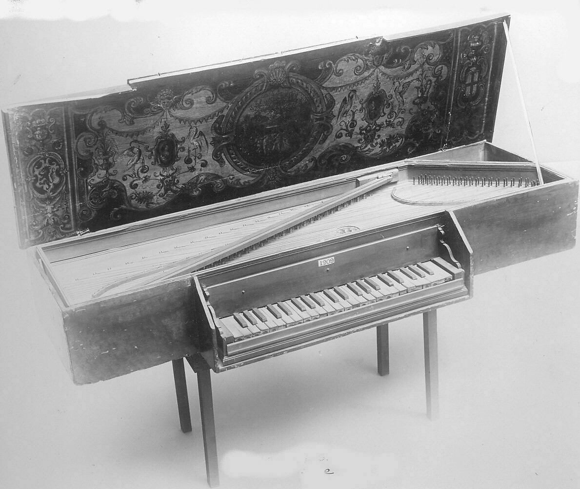 Virginal, Wood and various materials, Italian 