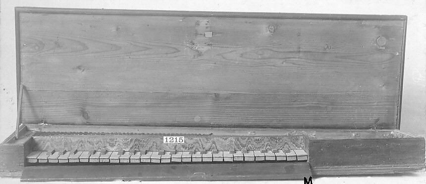 Clavichord, Attributed to Johann Adam Türig (ca. 1617–1693), Various materials, possibly German 