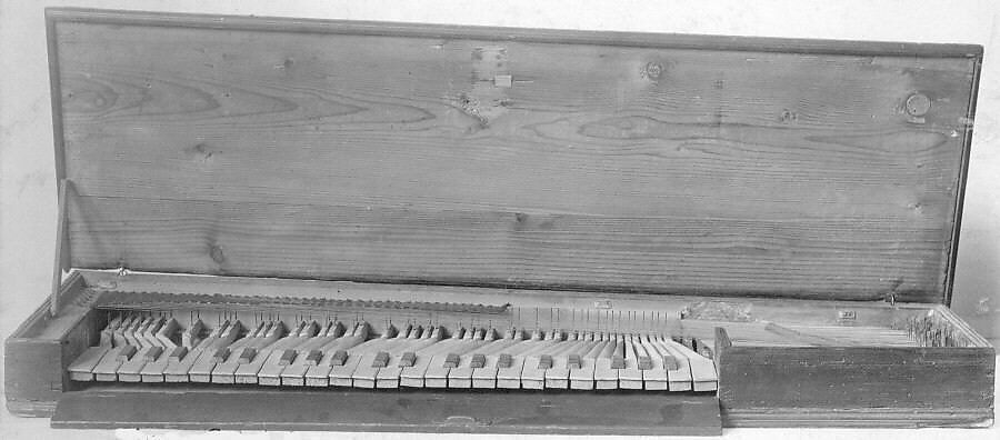 Clavichord, Attributed to Johann Adam Türig (ca. 1617–1693), Various materials, possibly German