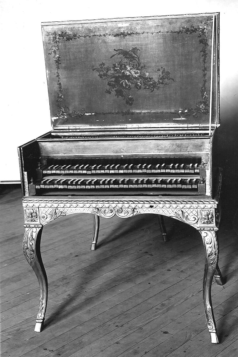 Harpsichord, Louis Bellot (Paris, active 1717–1759), Wood and various materials, French