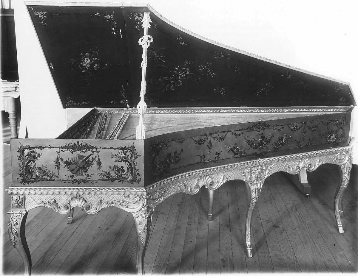 Harpsichord, Louis Bellot (Paris, active 1717–1759), Wood and various materials, French