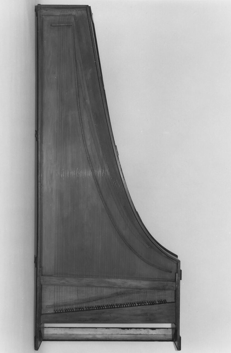 Grand Piano, Bartolomeo Cristofori (Padua 1655–1731 Florence), Cypress, boxwood, paint, leather, fir, Italian (Florence)
