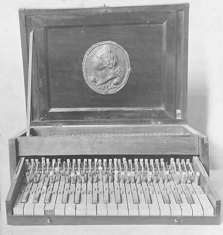 Square "Work Box" Piano, Various materials, possibly French