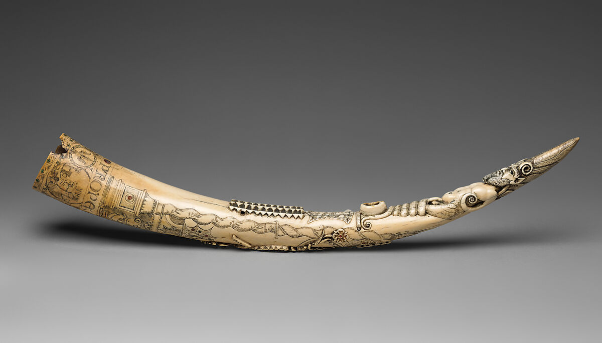 Horn, Ivory, Probably Mende people 