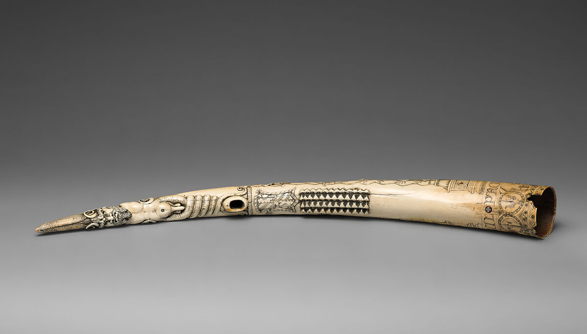 Horn, Ivory, Probably Mende people