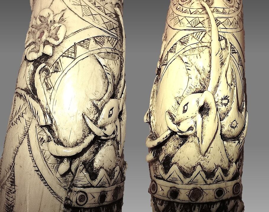 Horn, Ivory, Probably Mende people