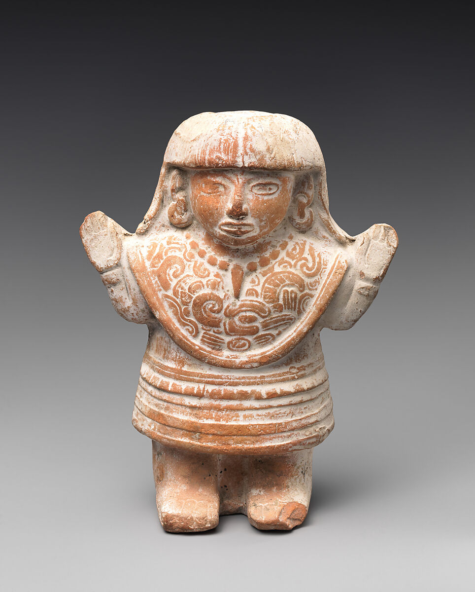 Pottery Rattle, clay, Mayan 