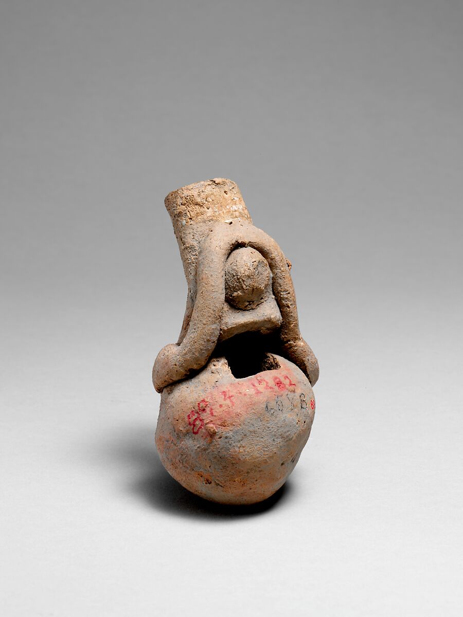 Pottery Whistle, Clay, Mexican 