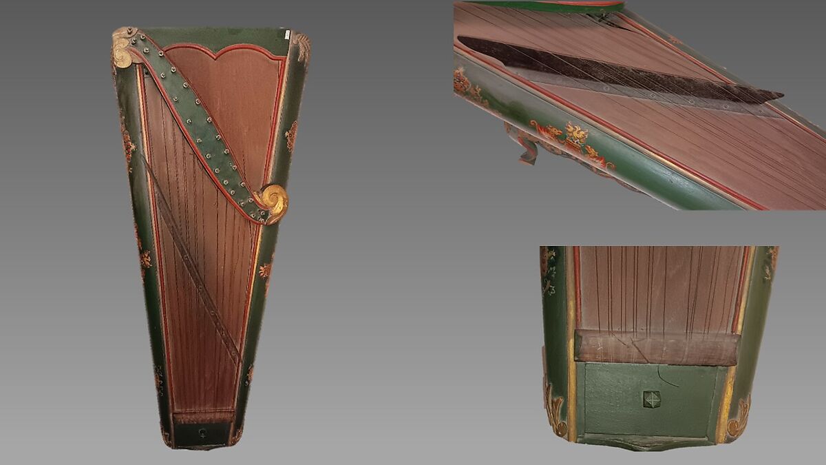 Celempung, Wood, metal, polychrome, Javanese