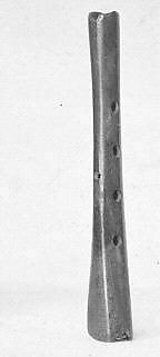 Quena, bone, wax or rubber(?), Native American (Peruvian)