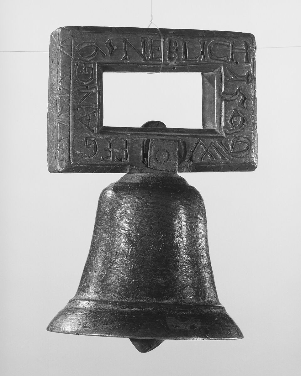 Bell, Bronze, wood, German 