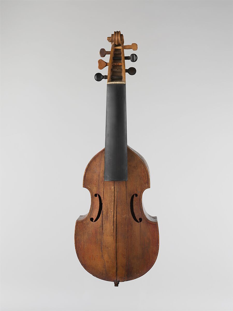 Treble Viol, Jean Villiaume, Wood, French 