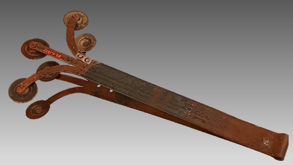 Zilli mașa, iron, brass, Turkish
