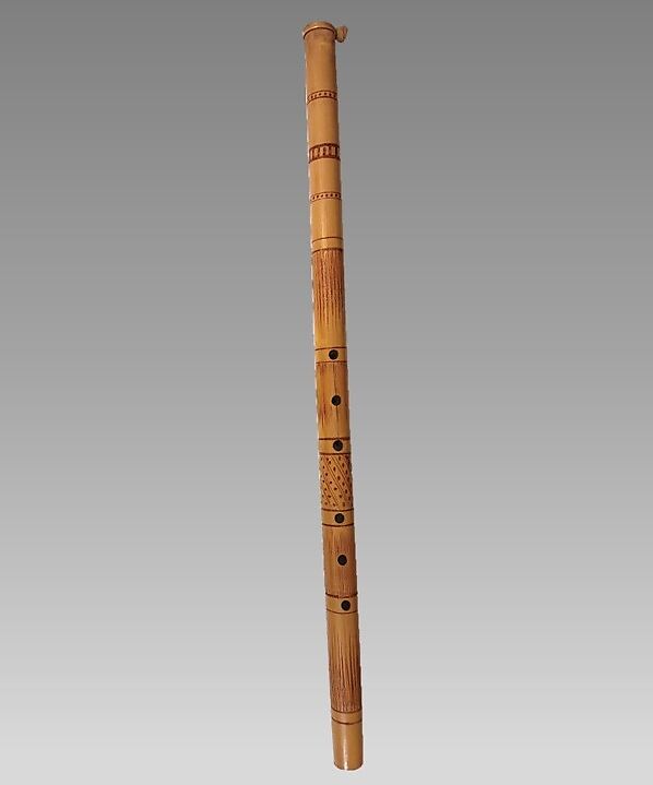 Suling (ring flute), Bamboo, rattan, Javanese (Sunda) 