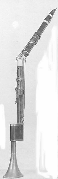 Basset Horn in F, Wood, ivory, brass, Italian or German