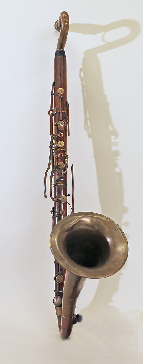 Bass Clarinet in C?, Wood, brass, nickel-silver, Italian 