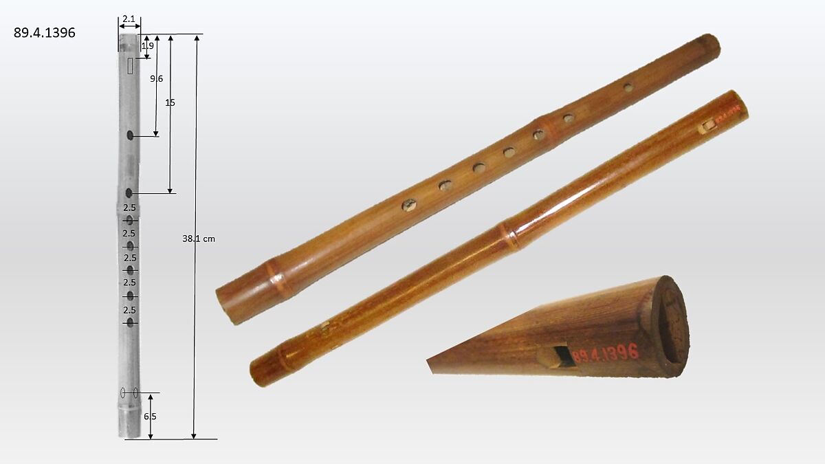 Minteki (明笛 ), Bamboo, Japanese