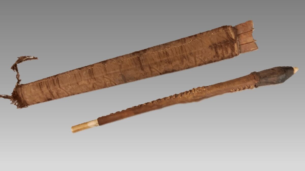 Whistle, Condor bone, various materials, Melanesian (Bismarck Archipelago, Papua New Guinean)