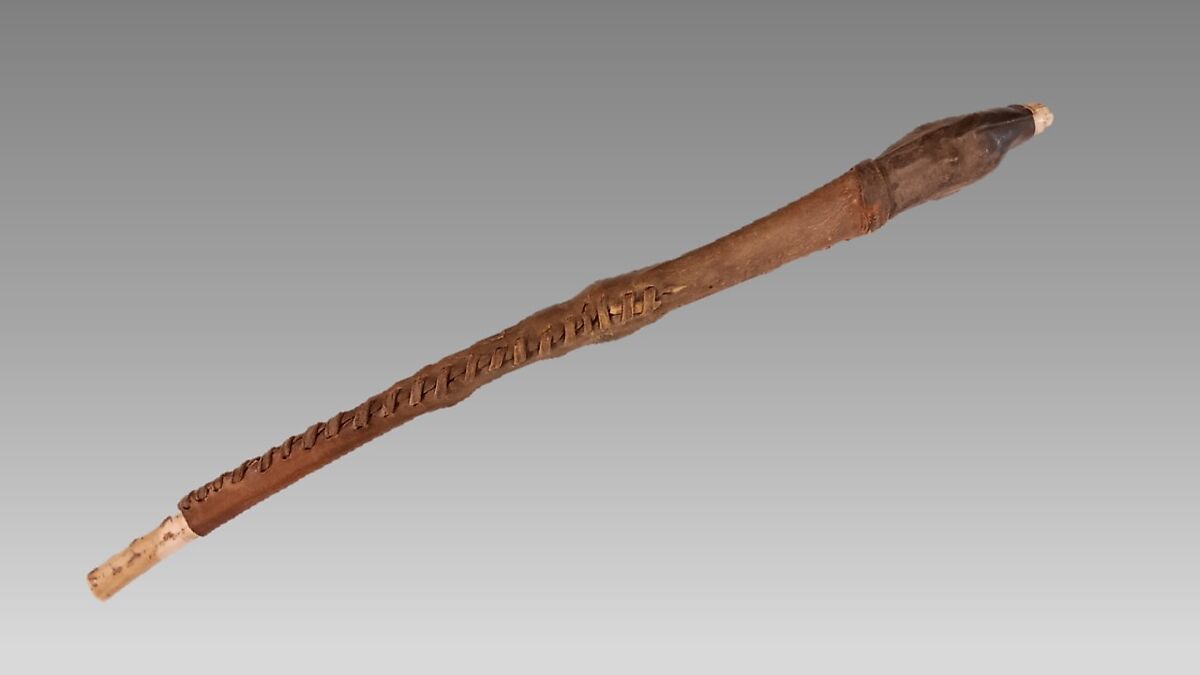 Whistle, Condor bone, various materials, Melanesian (Bismarck Archipelago, Papua New Guinean)