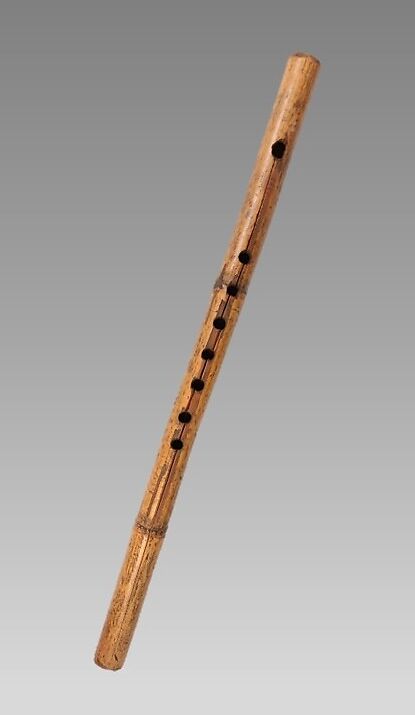 Transverse Flute, bamboo, Melanesian (Bismarck Archipelago, Papua New Guinean) 