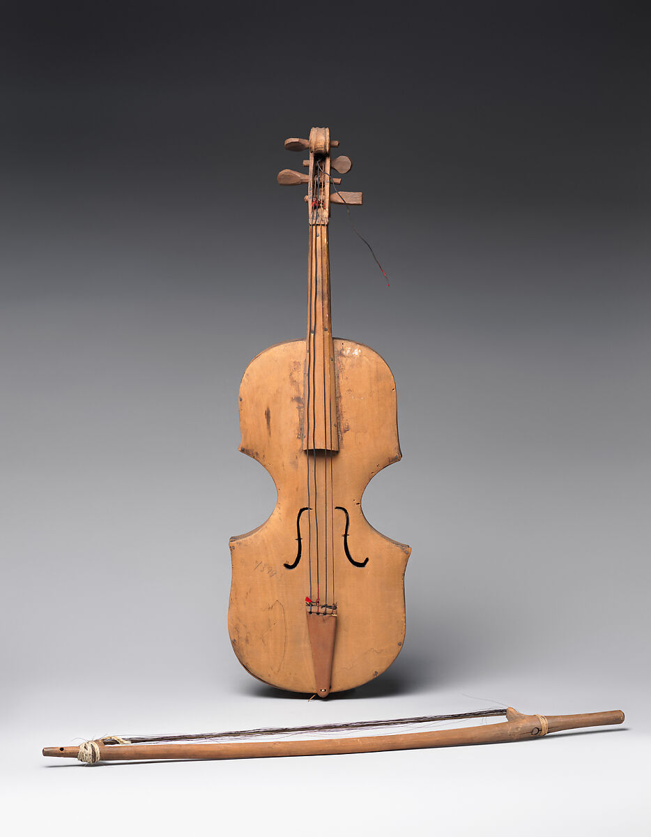 Violin, Wood, Melanesian (New Ireland, Papua New Guinean) 