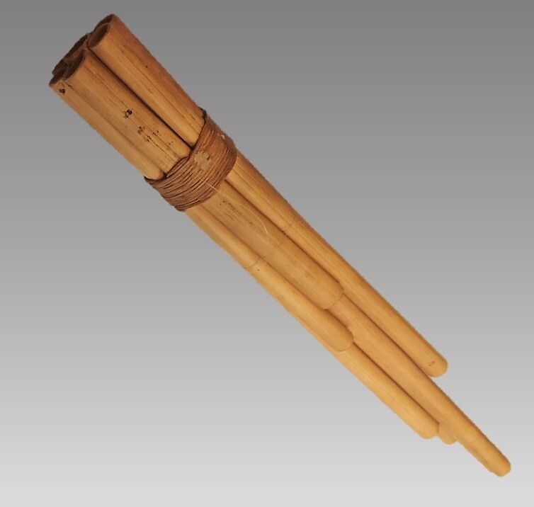 Pan Pipes, bamboo, Melanesian (Bismarck Archipelago, Papua New Guinean)