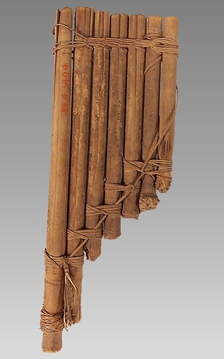 Panpipes, bamboo, Melanesian (New Ireland, Papua New Guinean) 