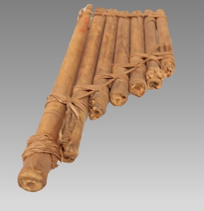 Panpipes, bamboo, Melanesian (New Ireland, Papua New Guinean)