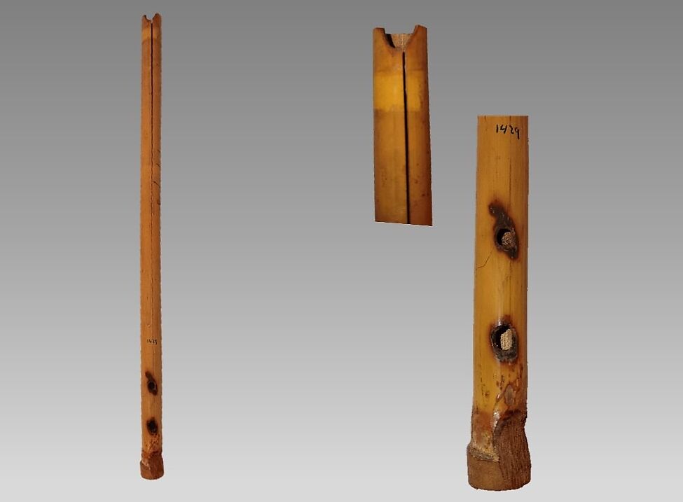 Gore (notched flute), Bamboo, Norfolk Island, Polynesian 