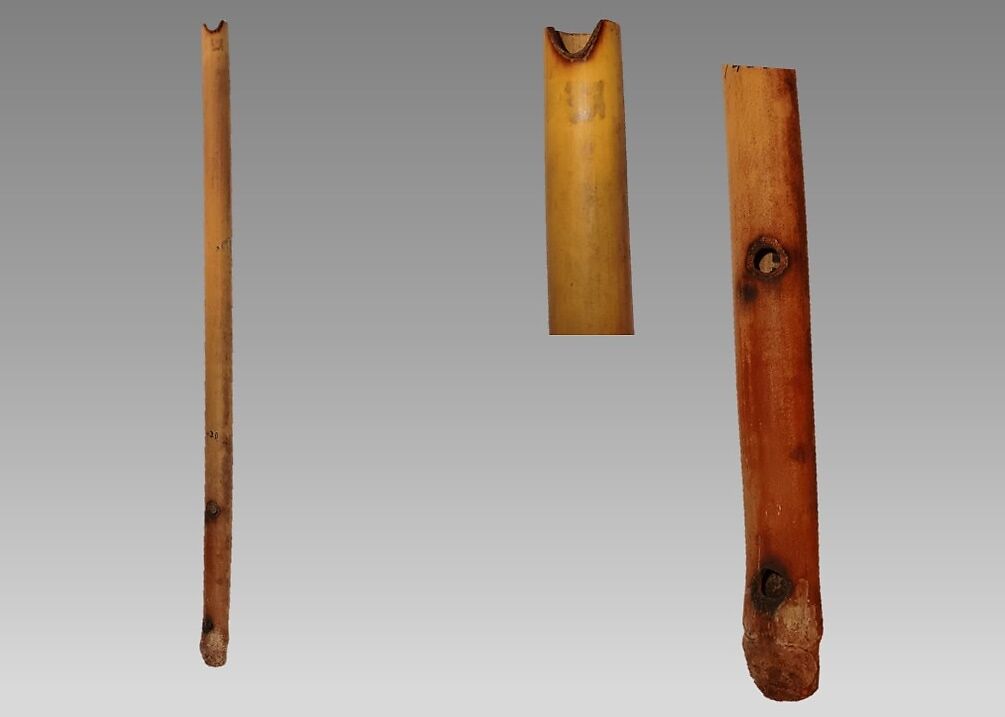Gore (Notched Flute), Bamboo, Norfolk Island, Polynesian 