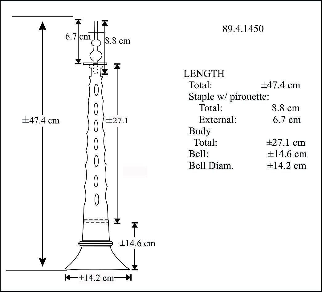 Suona (嗩吶 ), rosewood, brass, Chinese